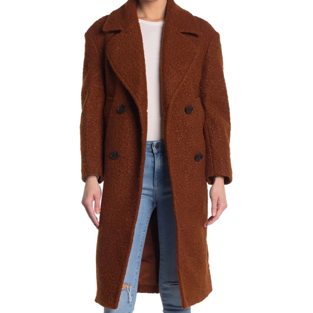 Topshop boucle coat. Size 6 US.